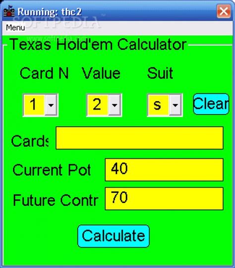hold em calculator.